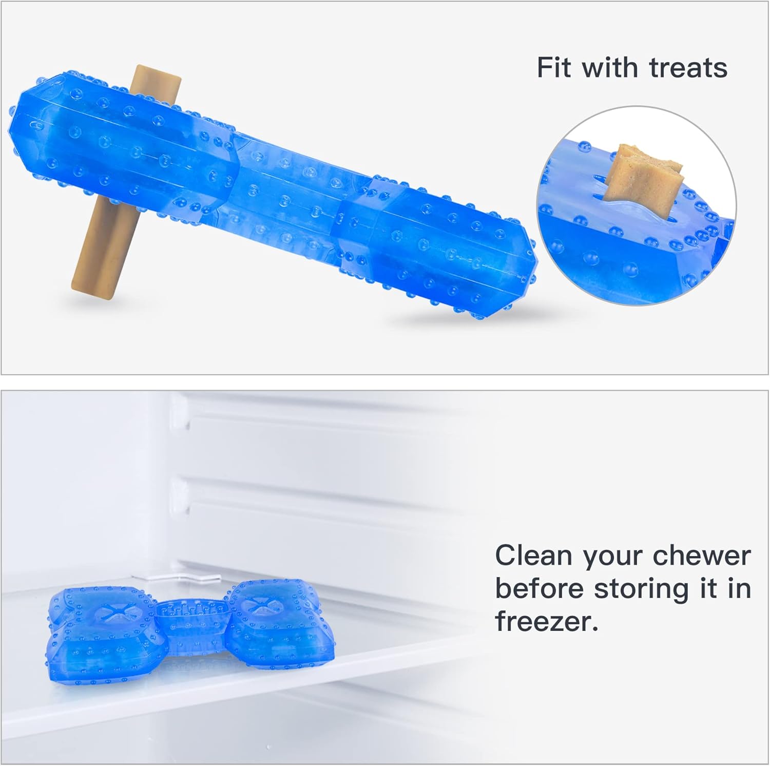Cooling Dog Teether Chew Toy For Puppies Treats