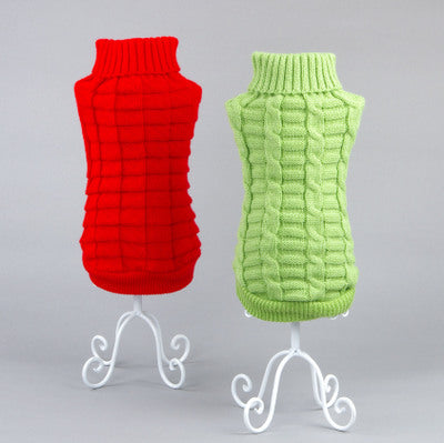 Solid Color Teddy Dog Sweater And Cat Clothes