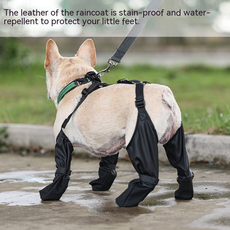 Waterproof Adjustable Dog Boots Soft Breathable Outdoor Shoes