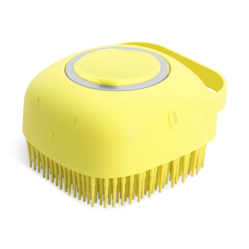 Soft Silicone Pet Shampoo Massager Brush Grooming Scrubber