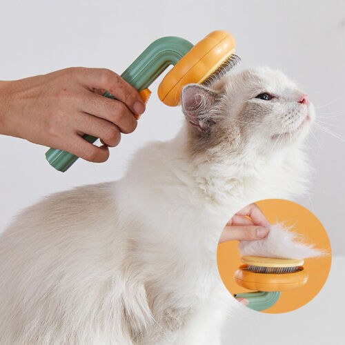 Pumpkin Self-Cleaning Slicker Brush For Dogs Cats