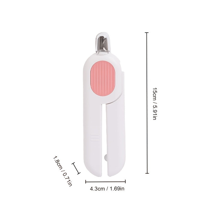 Dog Cat Nail Clippers With LED Light Cut-Hole