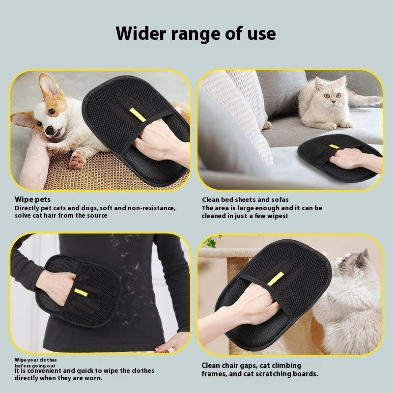 Pet Hair Remover Mitt Glove For Dogs Cats