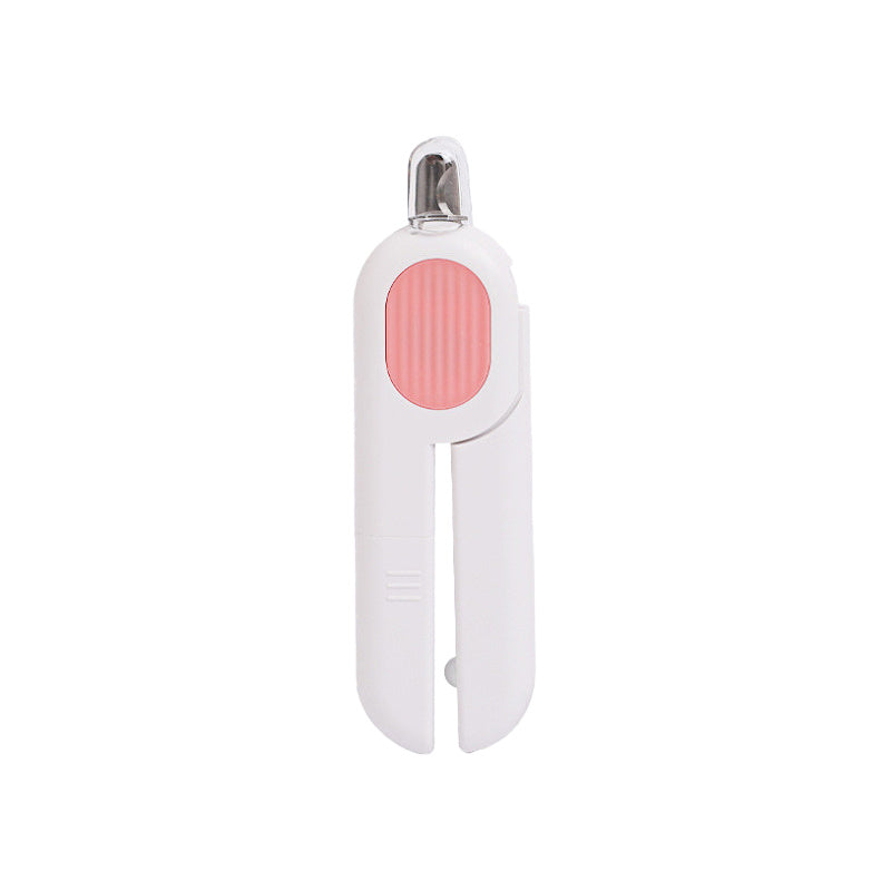 Dog Cat Nail Clippers With LED Light Cut-Hole