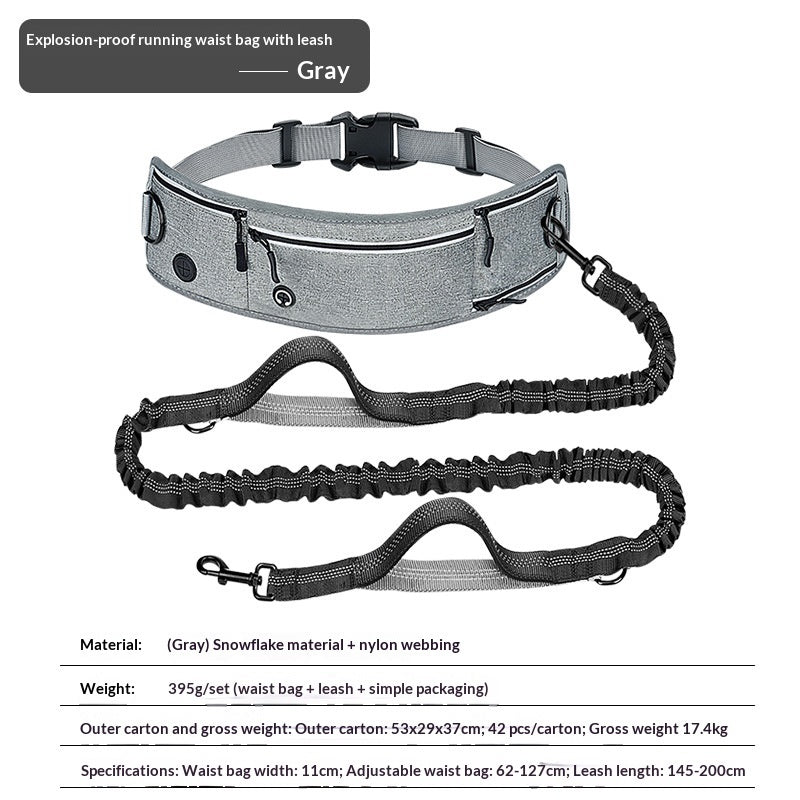 Reflective Multifunctional Retractable Pet Dog Leash