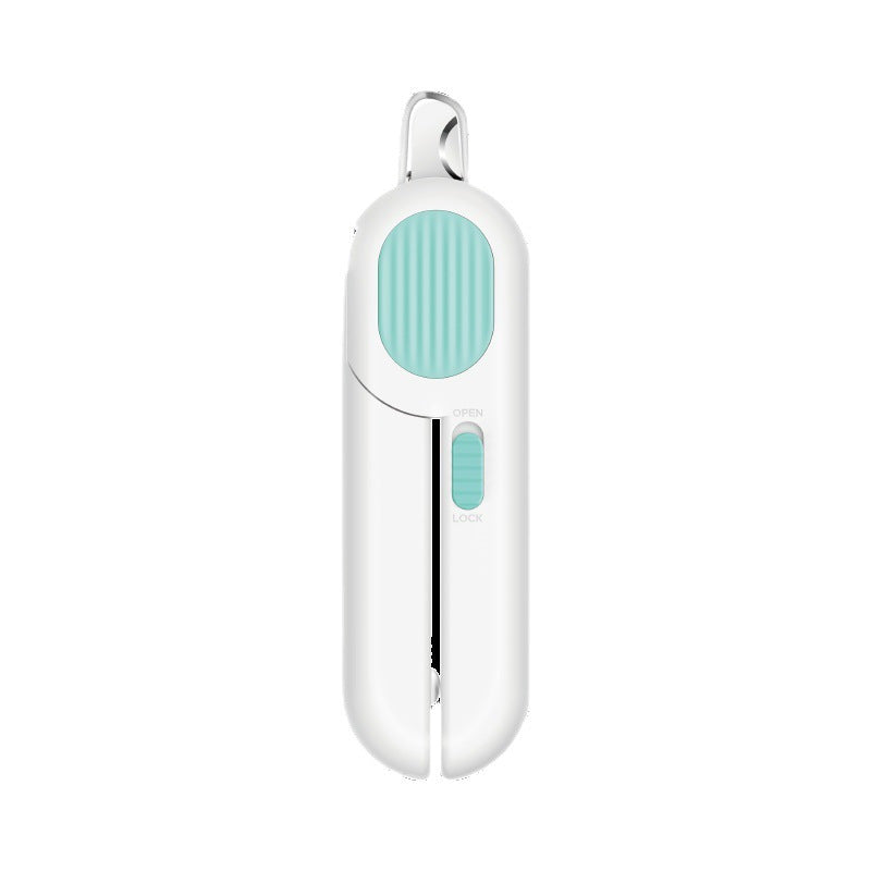 Dog Cat Nail Clippers With LED Light Cut-Hole