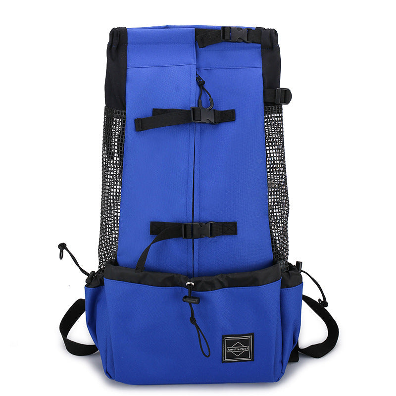 Portable Double-Shoulder Dog Carrier Backpack For Outdoor Travel