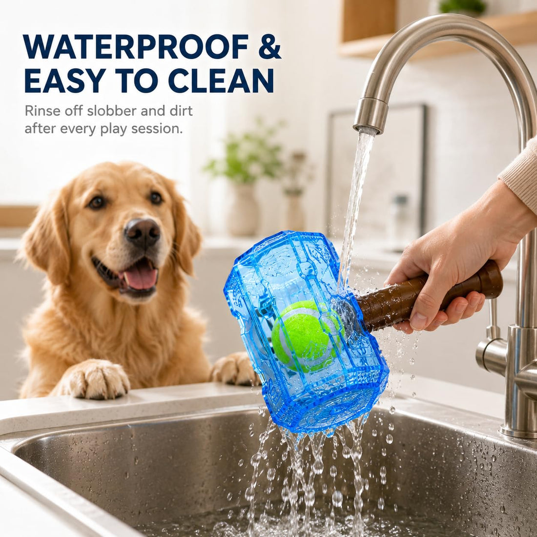 Tennis Ball Bottle Interactive Dog Chew Toy Medium Large