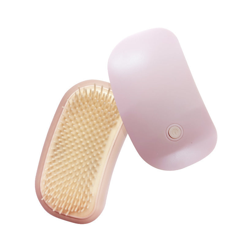 Portable Electric Massage Brush For Cats Dogs Pink