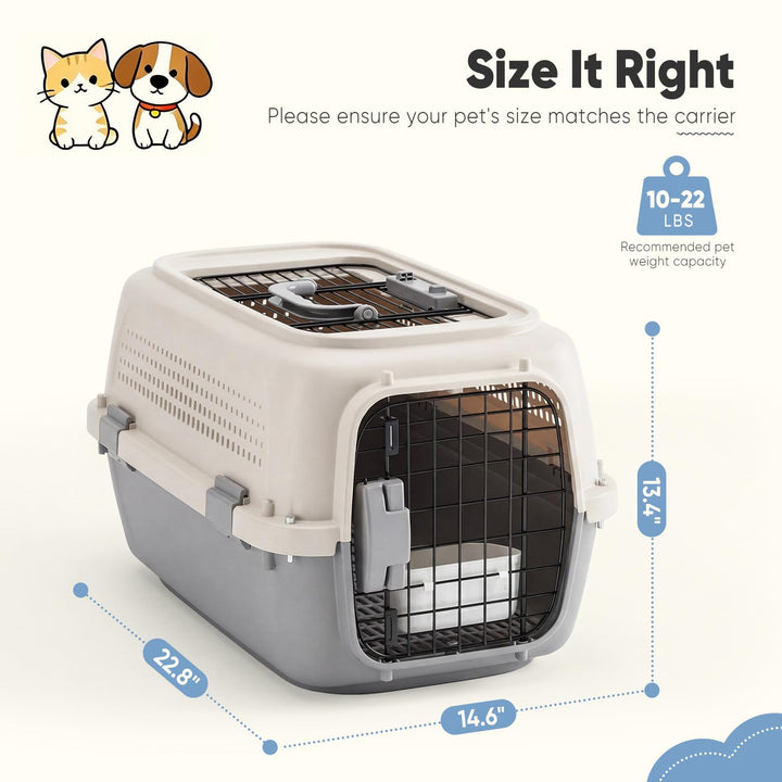 Airline Approved Pet Carrier Crate Small Dogs Cats