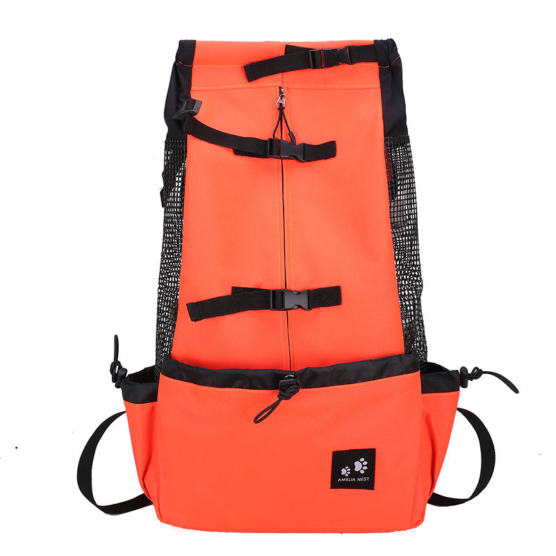 Portable Double-Shoulder Dog Carrier Backpack For Outdoor Travel