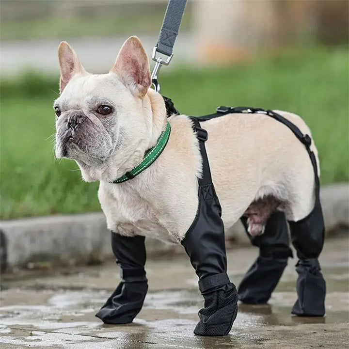 Waterproof Adjustable Dog Boots Soft Breathable Outdoor Shoes
