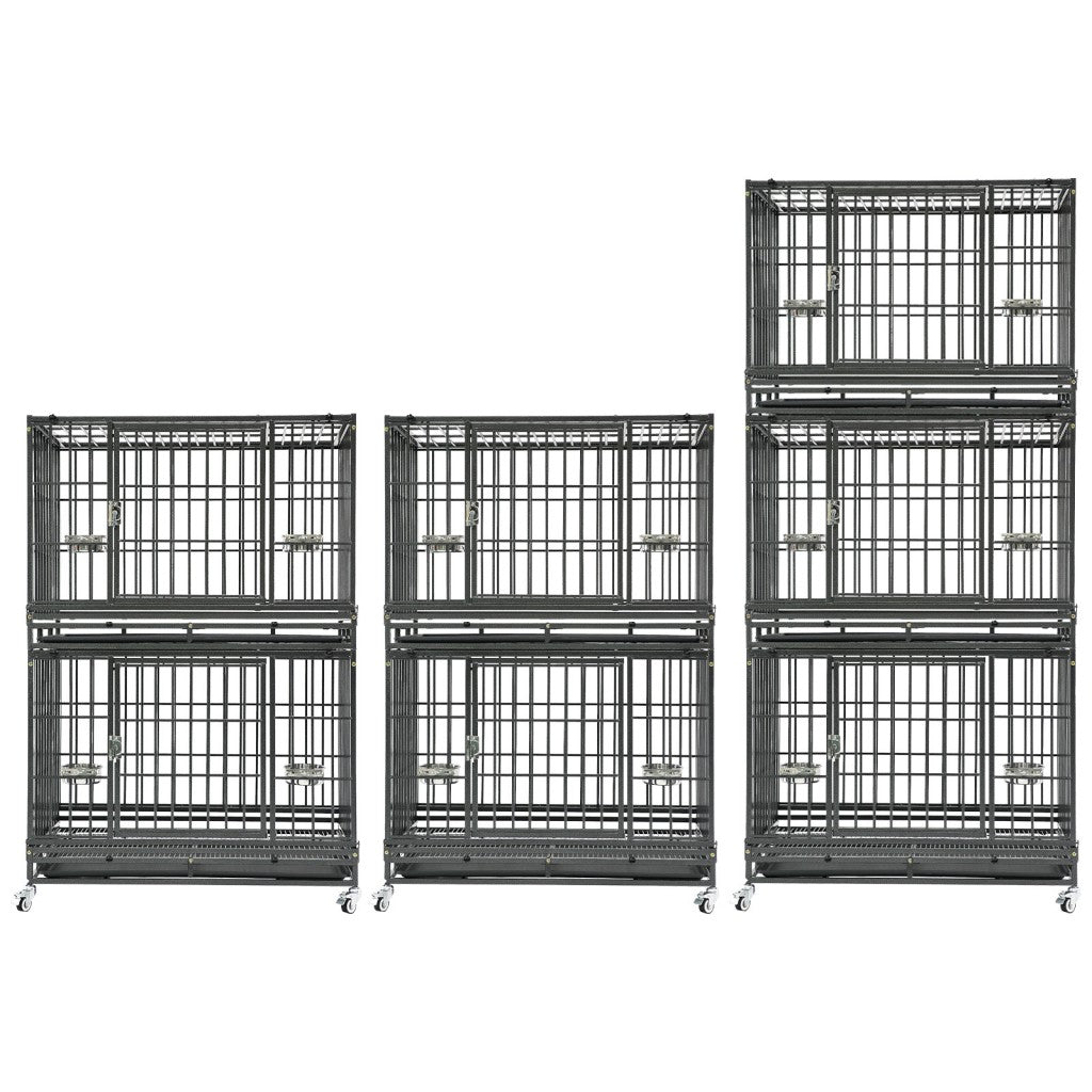 37-Inch Stackable Heavy Duty Dog Crate 371D07