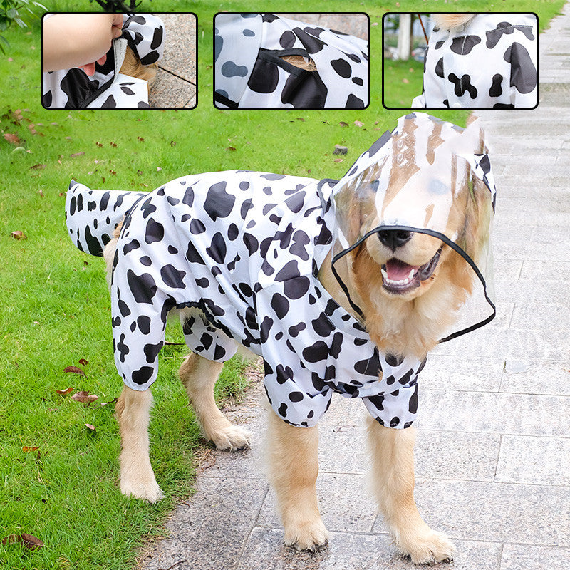All-Inclusive Four-Legged Pet Raincoat Transformation Suit