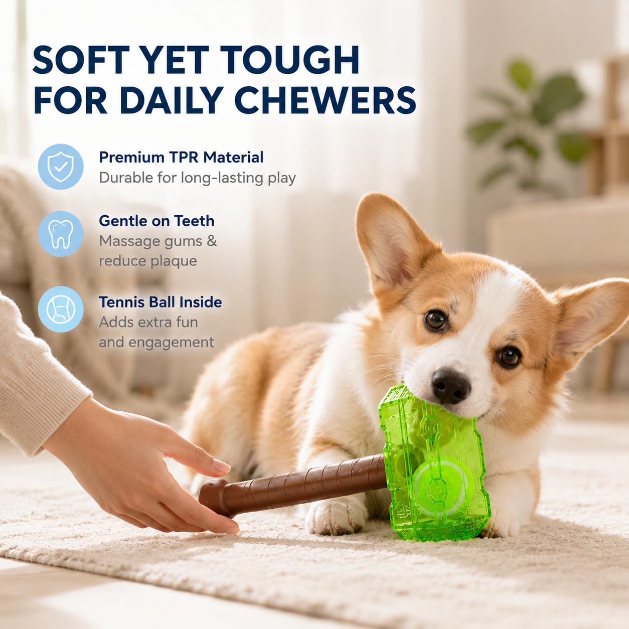 Tennis Ball Bottle Interactive Dog Chew Toy Medium Large