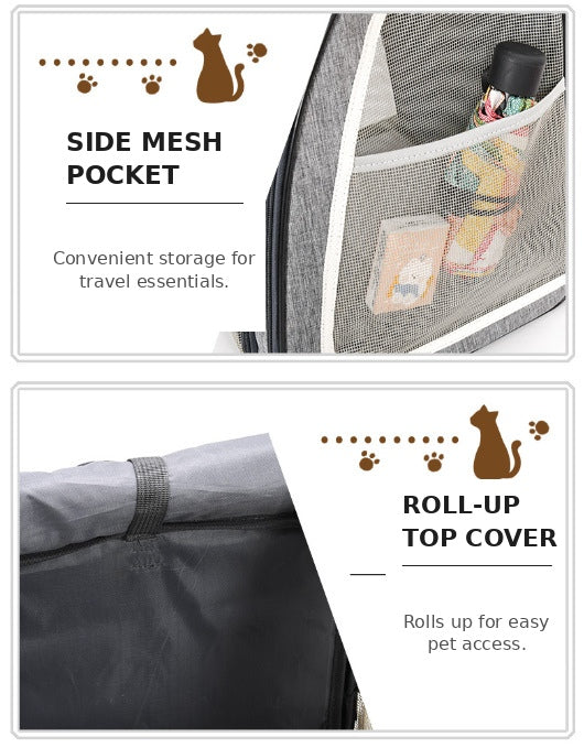 Large Ventilated Pet Backpack Carrier For Small Animals