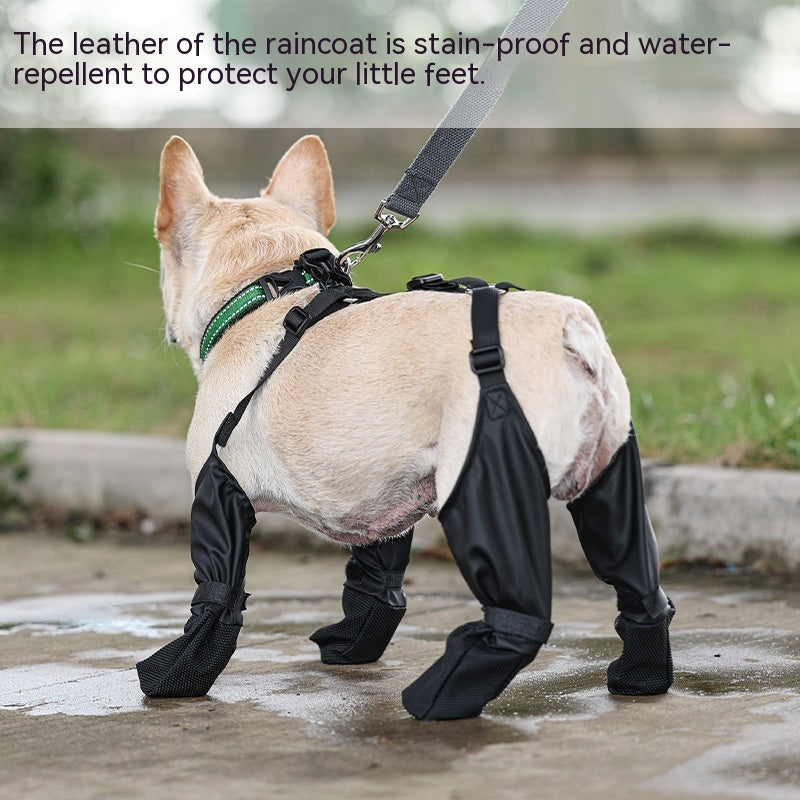 Waterproof Adjustable Dog Boots Soft Breathable Outdoor Shoes