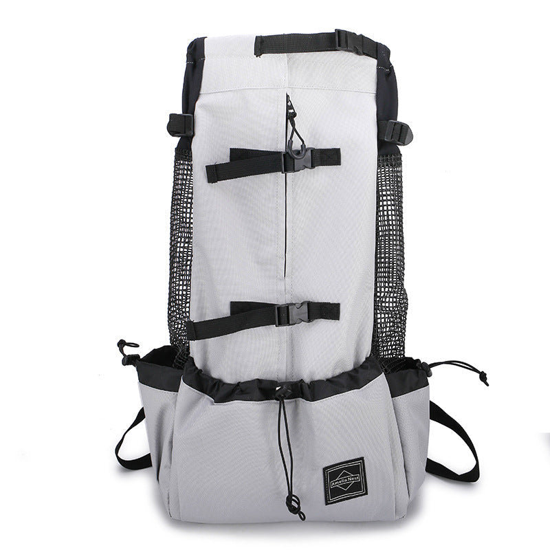 Portable Double-Shoulder Dog Carrier Backpack For Outdoor Travel