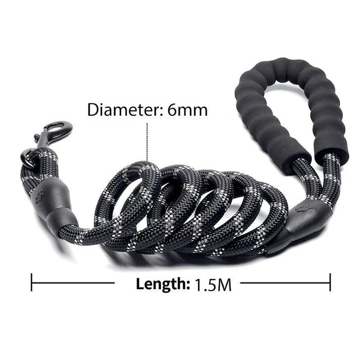 Strong Reflective Dog Leash For Small Large Dogs