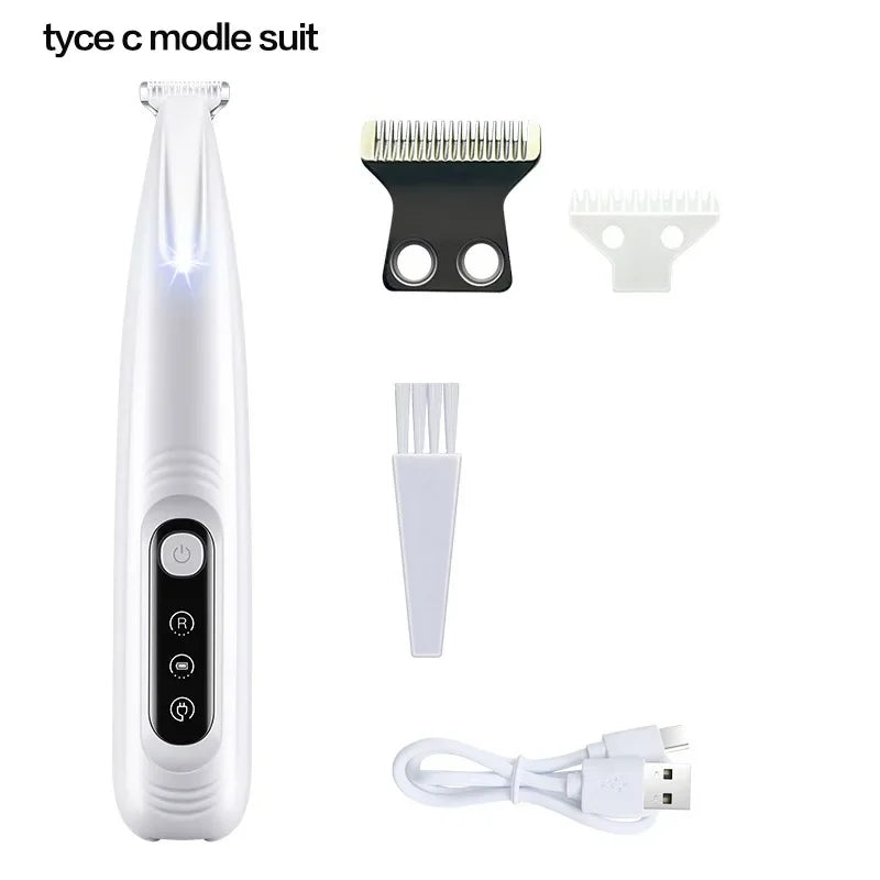Waterproof Dog Paw Trimmer With LED Display Light