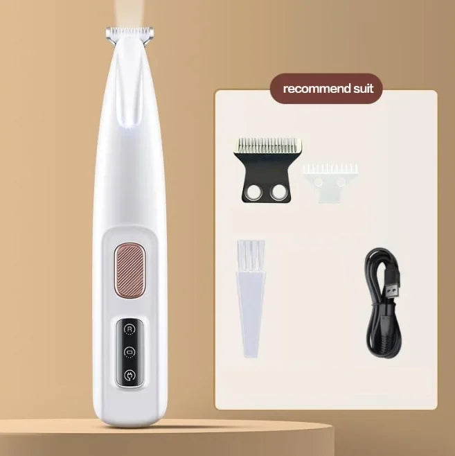 Waterproof Dog Paw Trimmer With LED Display Light