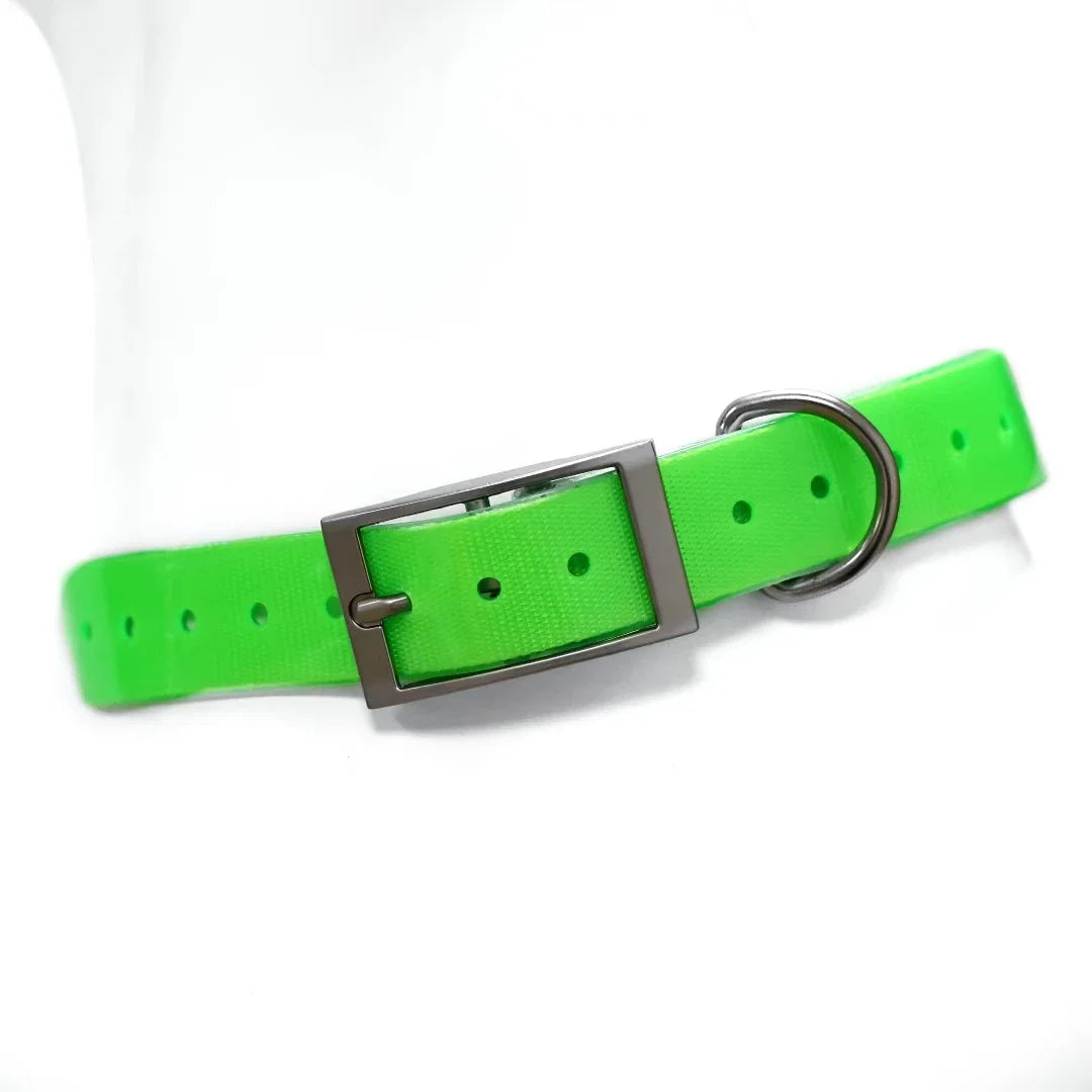 2.5cm Wide TPU Dog Collar Waterproof Adjustable