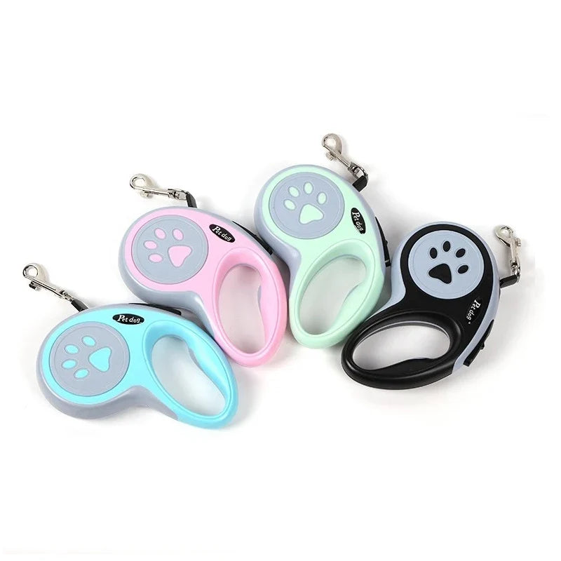 3m 5m Nylon Automatic Retractable Dog Leash