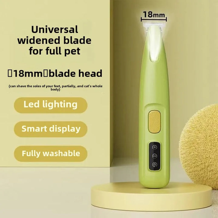 Waterproof Dog Paw Trimmer With LED Display Light