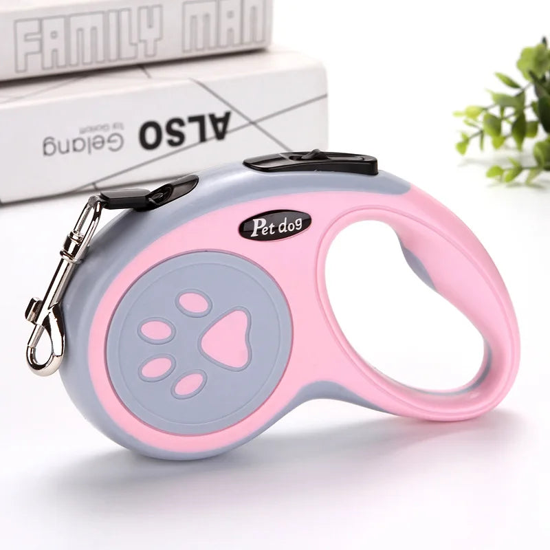 3m 5m Nylon Automatic Retractable Dog Leash