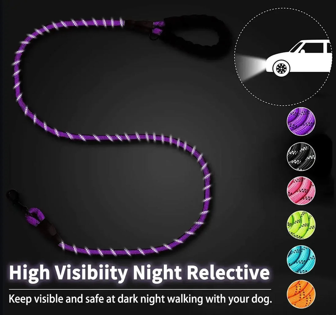 Strong Reflective Dog Leash For Small Large Dogs