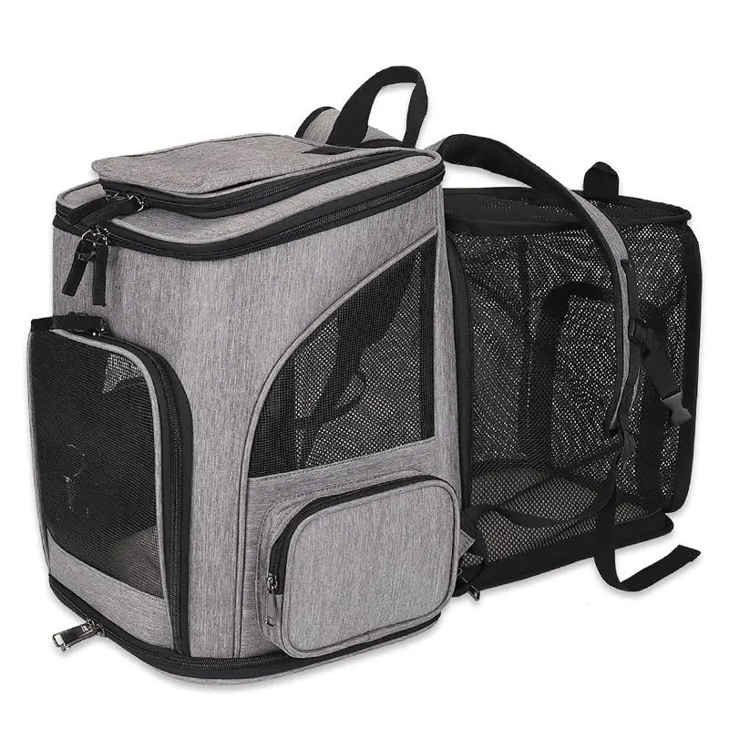 Expandable Pet Carrier Backpack For Cats Dogs Under
