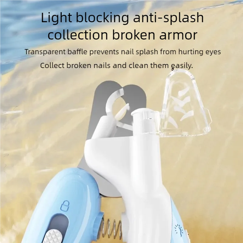 Professional Pet Nail Clippers With LED Light Trimmer