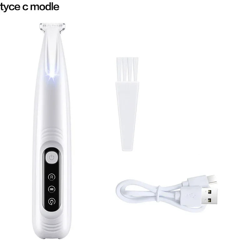 Waterproof Dog Paw Trimmer With LED Display Light