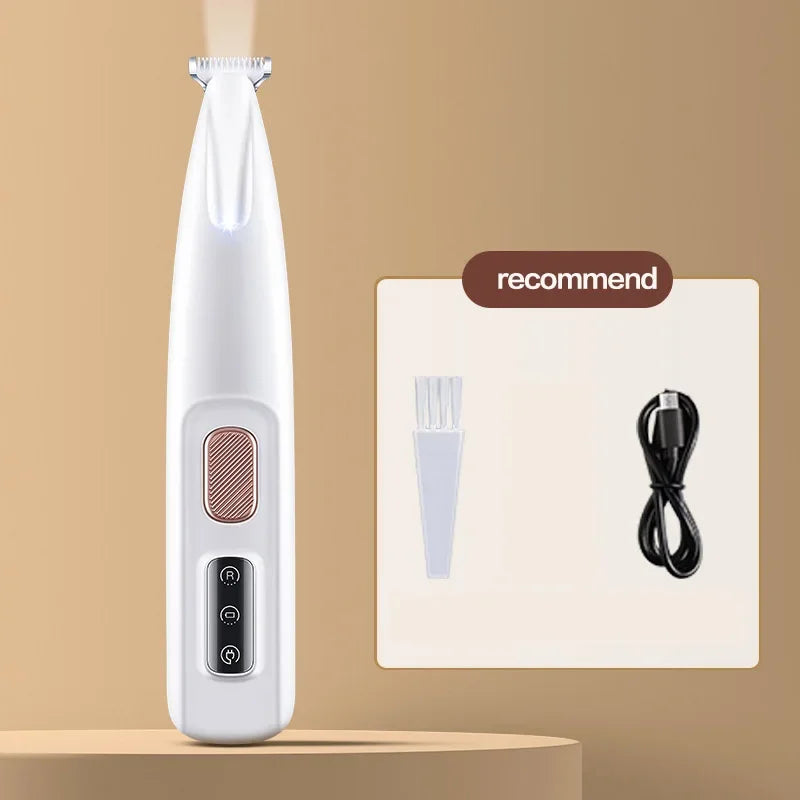Waterproof Dog Paw Trimmer With LED Display Light