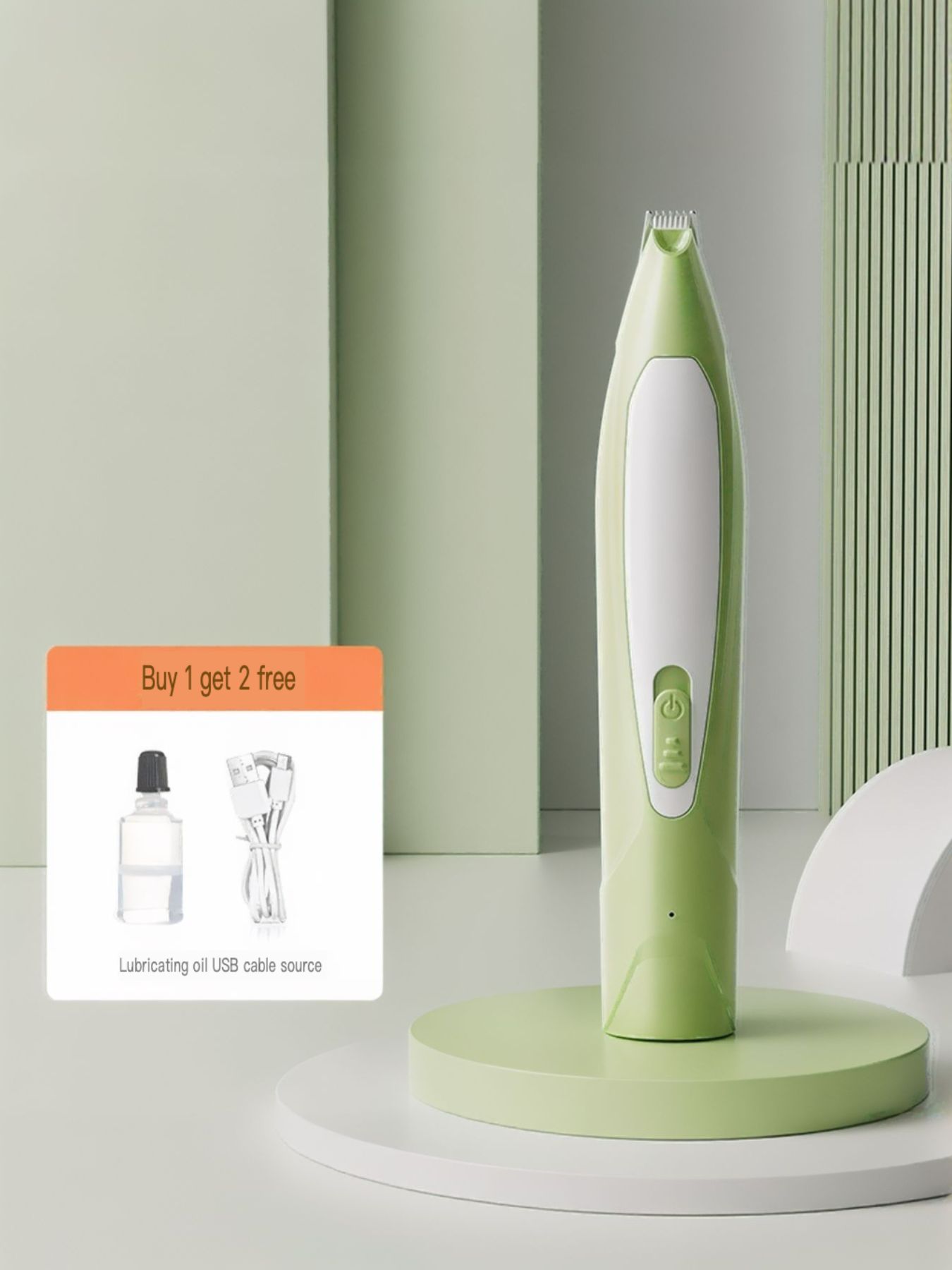 Rechargeable LED Pet Paw Trimmer Low Noise Grooming