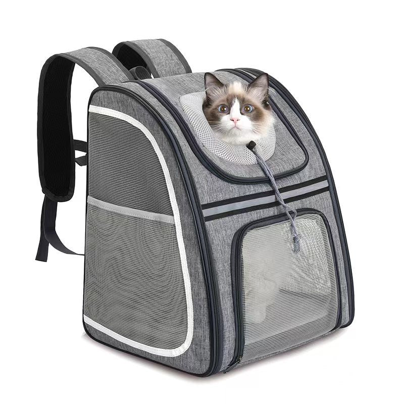 Large Ventilated Pet Backpack Carrier For Small Animals