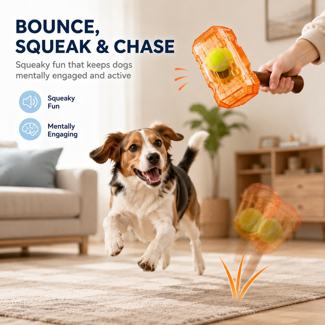 Tennis Ball Bottle Interactive Dog Chew Toy Medium Large