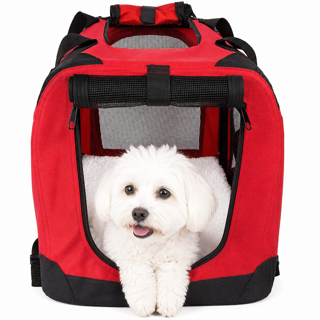 Deluxe 360° Vista View Folding Metal Pet Crate